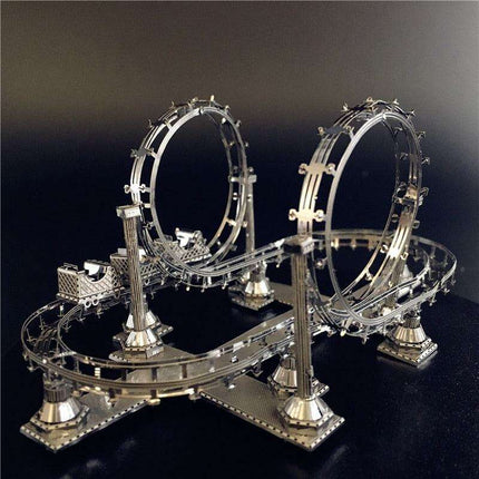 Build Your Own Exciting Roller Coaster Model Kit - Perfect for Thrill Seekers!