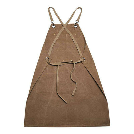 Versatile Canvas Apron with Large Storage Pocket for Gardeners and Creatives