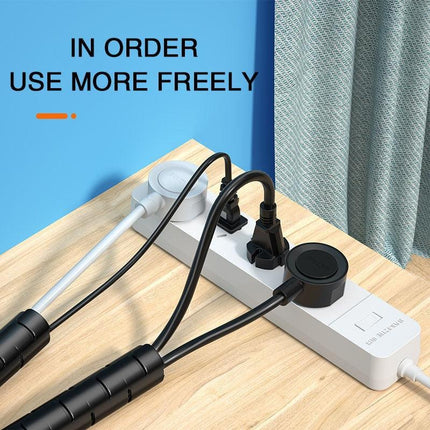 Cable Management Spiral Organizer for a Tidy Workspace - Très Elite