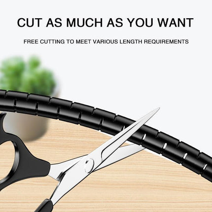 Cable Management Spiral Organizer for a Tidy Workspace - Très Elite