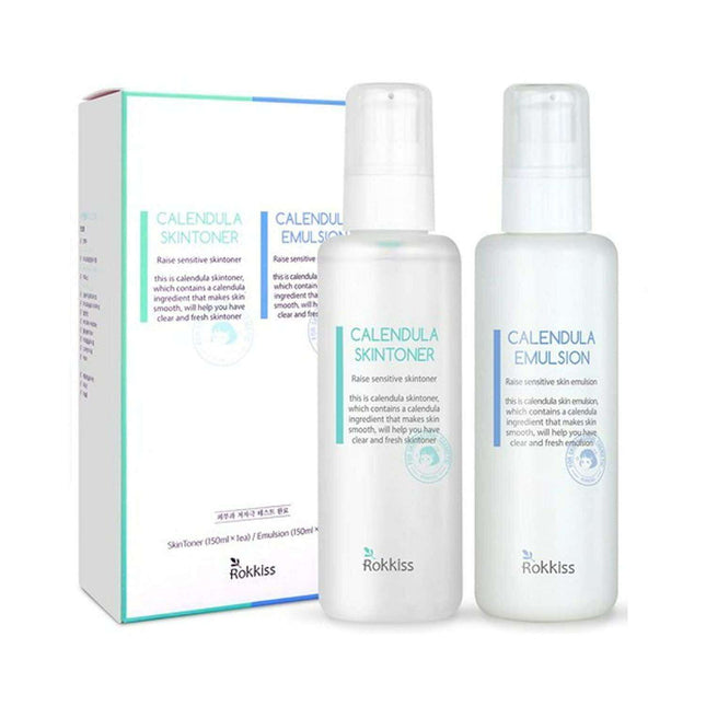 Calendula Glow Skincare Essentials Kit by Rokkiss