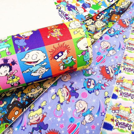 Cartoon Character Printed PVC Leather Craft Sheet for DIY Projects - Très Elite
