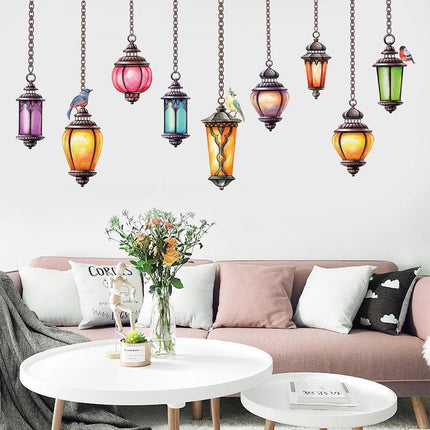 Ceiling Lamp Design PVC Wall Decals - Quick and Easy Home Decoration for Children's Rooms - Très Elite