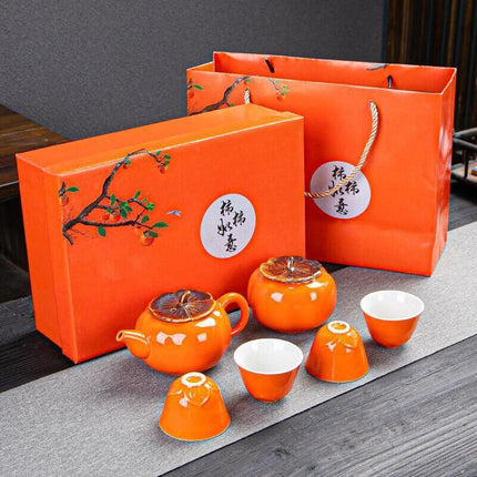 Celadon Serenity: Traditional Asian Fish-Inspired Tea Set for Tranquil Rituals - Très Elite