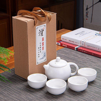 Celadon Serenity: Traditional Asian Fish-Inspired Tea Set for Tranquil Rituals - Très Elite