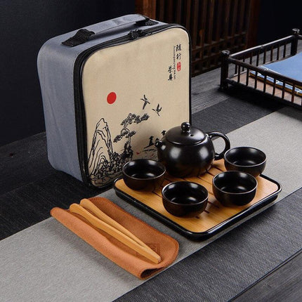 Celadon Serenity: Traditional Asian Fish-Inspired Tea Set for Tranquil Rituals - Très Elite