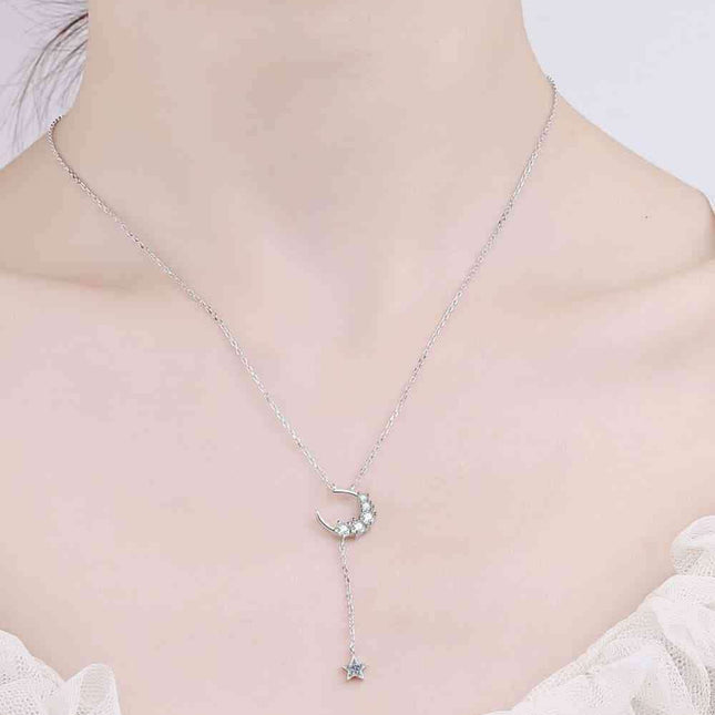 Celestial Symphony Moissanite Pendant Necklace