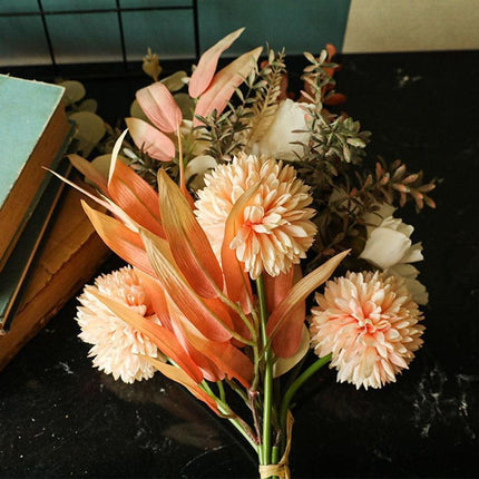 Champagne Dandelion Elegance - Artificial Floral Arrangement - Très Elite
