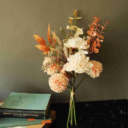Champagne Dandelion Elegance - Artificial Floral Arrangement - Très Elite