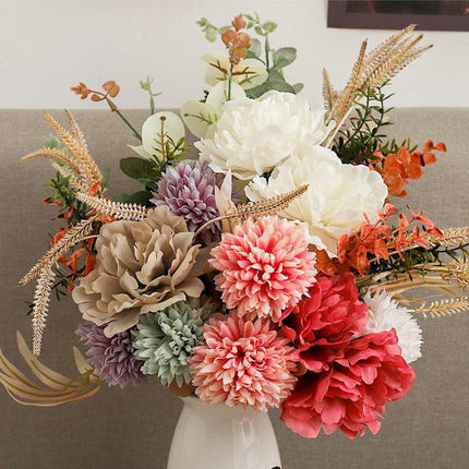 Champagne Elegance: Artificial Silk Flowers for Luxurious Home Decor - Très Elite