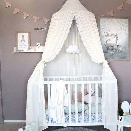 Charming 240cm Chiffon Canopy: Chic Insect Defense for Children - Très Elite