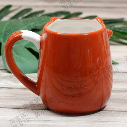 Charming 3D Fox Ceramic Mug - 500ML Capacity for Animal Lovers - Très Elite