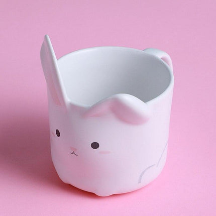 Charming Artisan Rabbit Mug - Limited Edition Lavender Jade for Mid-Autumn Festival - Très Elite