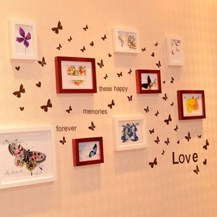 Charming Butterfly and Heart PVC Wall Decal Set for Delightful Home Decoration - Très Elite