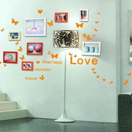 Charming Butterfly and Heart PVC Wall Decal Set for Delightful Home Decoration - Très Elite