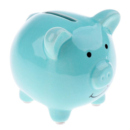 Charming Cartoon Ceramic Piggy Bank: A Delightful Savings Companion for Kids - Très Elite