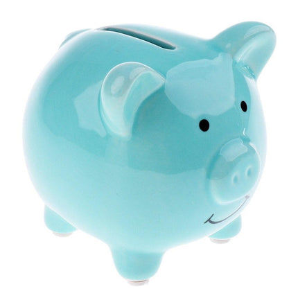 Charming Cartoon Ceramic Piggy Bank: A Delightful Savings Companion for Kids - Très Elite