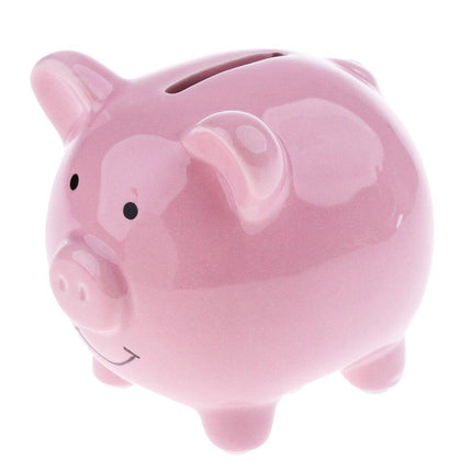 Charming Cartoon Ceramic Piggy Bank: A Delightful Savings Companion for Kids - Très Elite