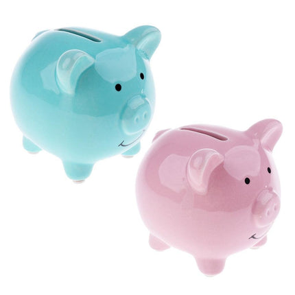 Charming Cartoon Ceramic Piggy Bank: A Delightful Savings Companion for Kids - Très Elite