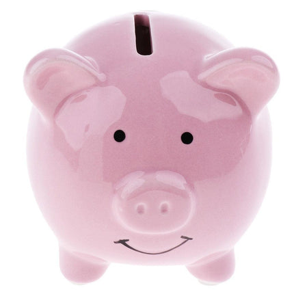 Charming Cartoon Ceramic Piggy Bank: A Delightful Savings Companion for Kids - Très Elite