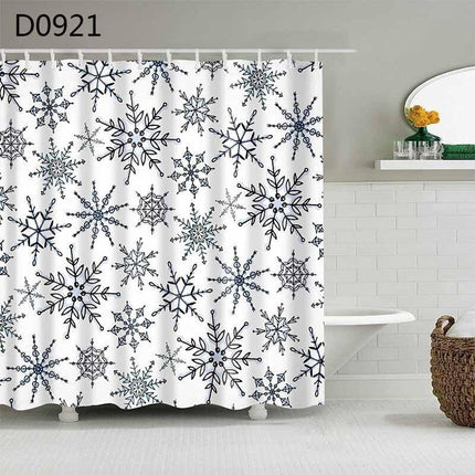 Charming Christmas Tree Shower Curtain Set for a Joyful Bathroom Transformation