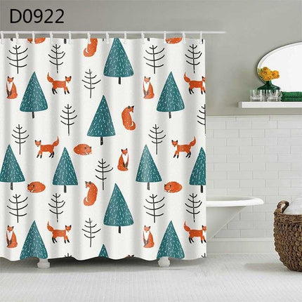 Charming Christmas Tree Shower Curtain Set for a Joyful Bathroom Transformation