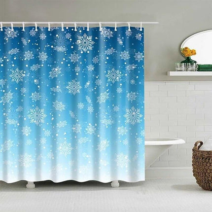 Charming Christmas Tree Shower Curtain Set for a Joyful Bathroom Transformation