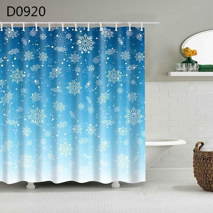 Charming Christmas Tree Shower Curtain Set for a Joyful Bathroom Transformation