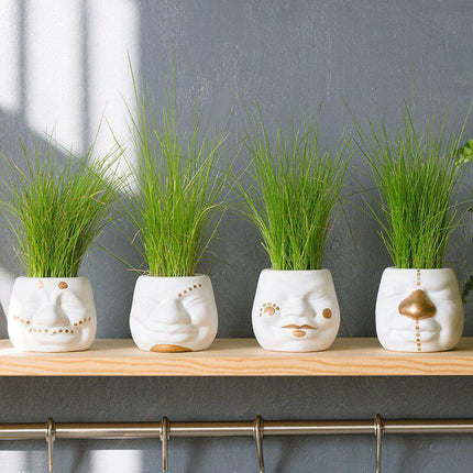 Charming Clown Ceramic Plant Holder Vase - Très Elite