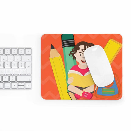 Charming Customized Super Boy Learning Theme Mousepad for Desk Aesthetics