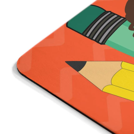 Charming Customized Super Boy Learning Theme Mousepad for Desk Aesthetics