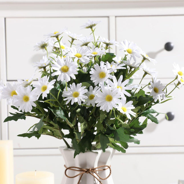 Charming Daisy Forks: 24-Piece Rustic Floral Dining Ensemble for Creative Decor - Très Elite