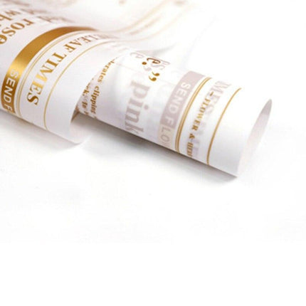 Charming Floral Alphabet Gift Wrap Paper for Creative Crafting - Très Elite