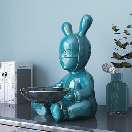 Charming Fortune Cat Key Organizer Sculpture for Modern Home Aesthetics - Très Elite