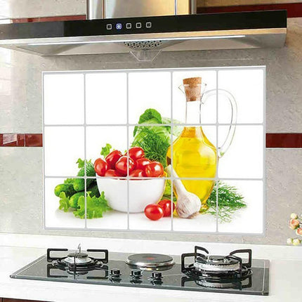 Charming Freshness: Waterproof Fruit & Vegetable Wall Art Sticker for Your Kitchen - Très Elite