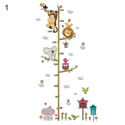 Charming Growth Tracking Wall Decal for Kids - Whimsical Room Decor..