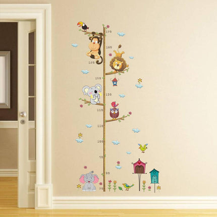 Charming Growth Tracking Wall Decal for Kids - Whimsical Room Decor..