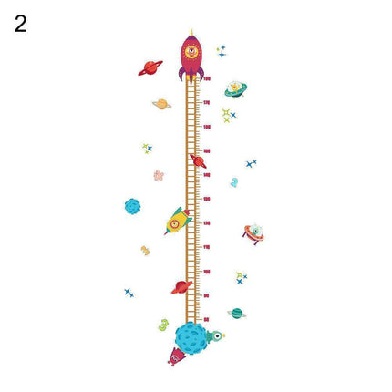 Charming Growth Tracking Wall Decal for Kids - Whimsical Room Decor..