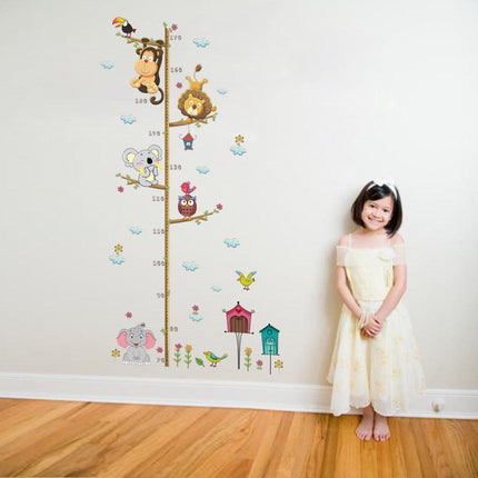 Charming Growth Tracking Wall Decal for Kids - Whimsical Room Decor..