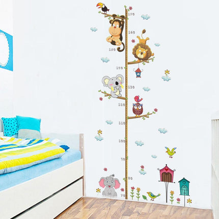 Charming Growth Tracking Wall Decal for Kids - Whimsical Room Decor..