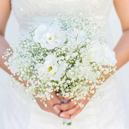 Charming Handcrafted Artificial Baby's Breath Floral Arrangement - Lifelike Gypsophila Bloom Collection - Très Elite