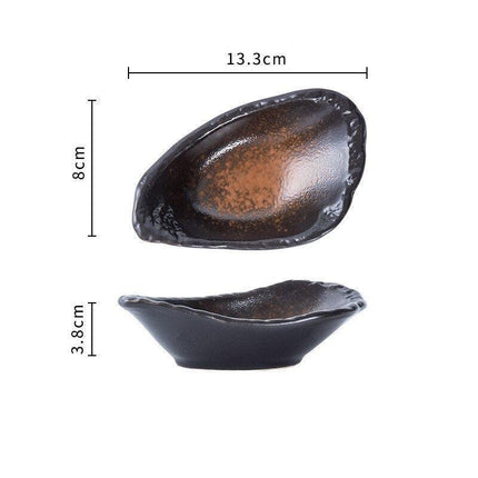 Charming Handmade Japanese Ceramic Snack Dish - A Touch of Elegance for Your Table - Très Elite