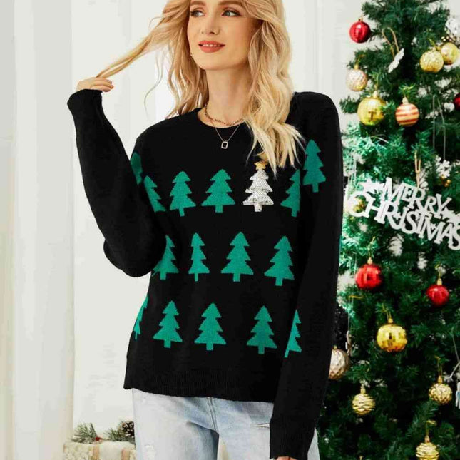 Charming Holiday Knit Pullover