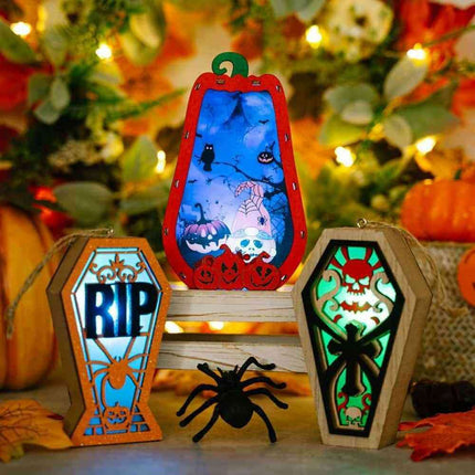 Charming Illumination: 2-Piece Decorative Light-Up Hanging Widgets for Your Home - Très Elite