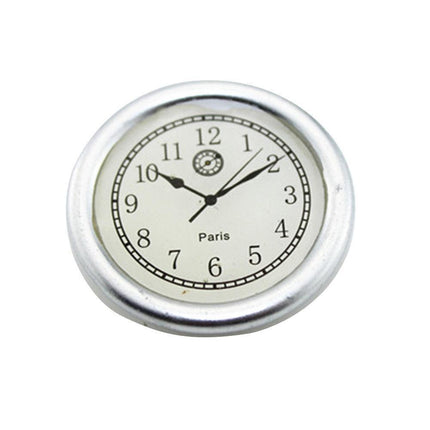 Charming Miniature Resin Wall Clock Set for Dollhouses - Decorative Duo