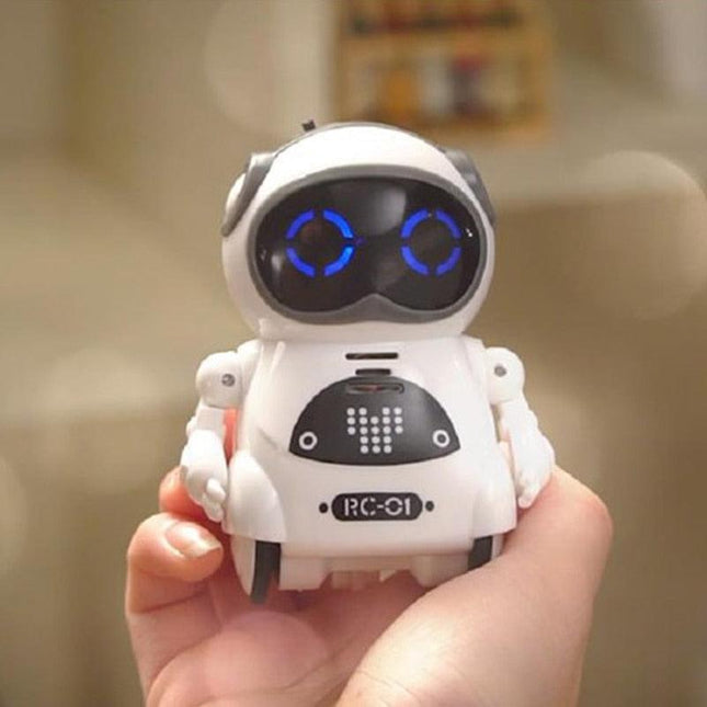 Charming Multilingual Mini Robot Buddy with Interactive Features