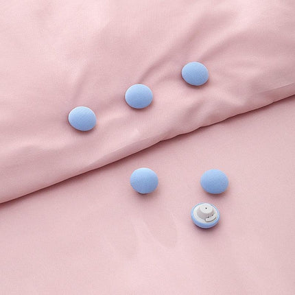 Charming Mushroom Shaped Fabric Clips - Set of 4 | Adorable Bedding Fasteners for Home - Très Elite