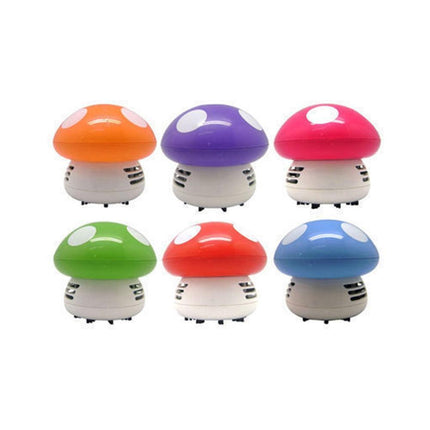 Charming Mushroom Shaped Mini Dust Vacuum - Adorable and Portable Cleaning Companion for Home, Office, and Vehicle - Très Elite