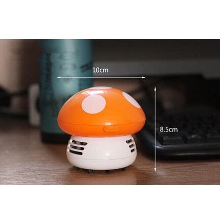 Charming Mushroom Shaped Mini Dust Vacuum - Adorable and Portable Cleaning Companion for Home, Office, and Vehicle - Très Elite