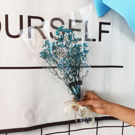 Charming Natural Dried Gypsophila Wheat Bouquet - Ideal Home Decor and Gift Option - Très Elite
